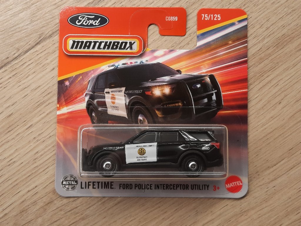 Matchbox - Ford Police Interceptor Utility, Verzenden, Nieuw, Auto