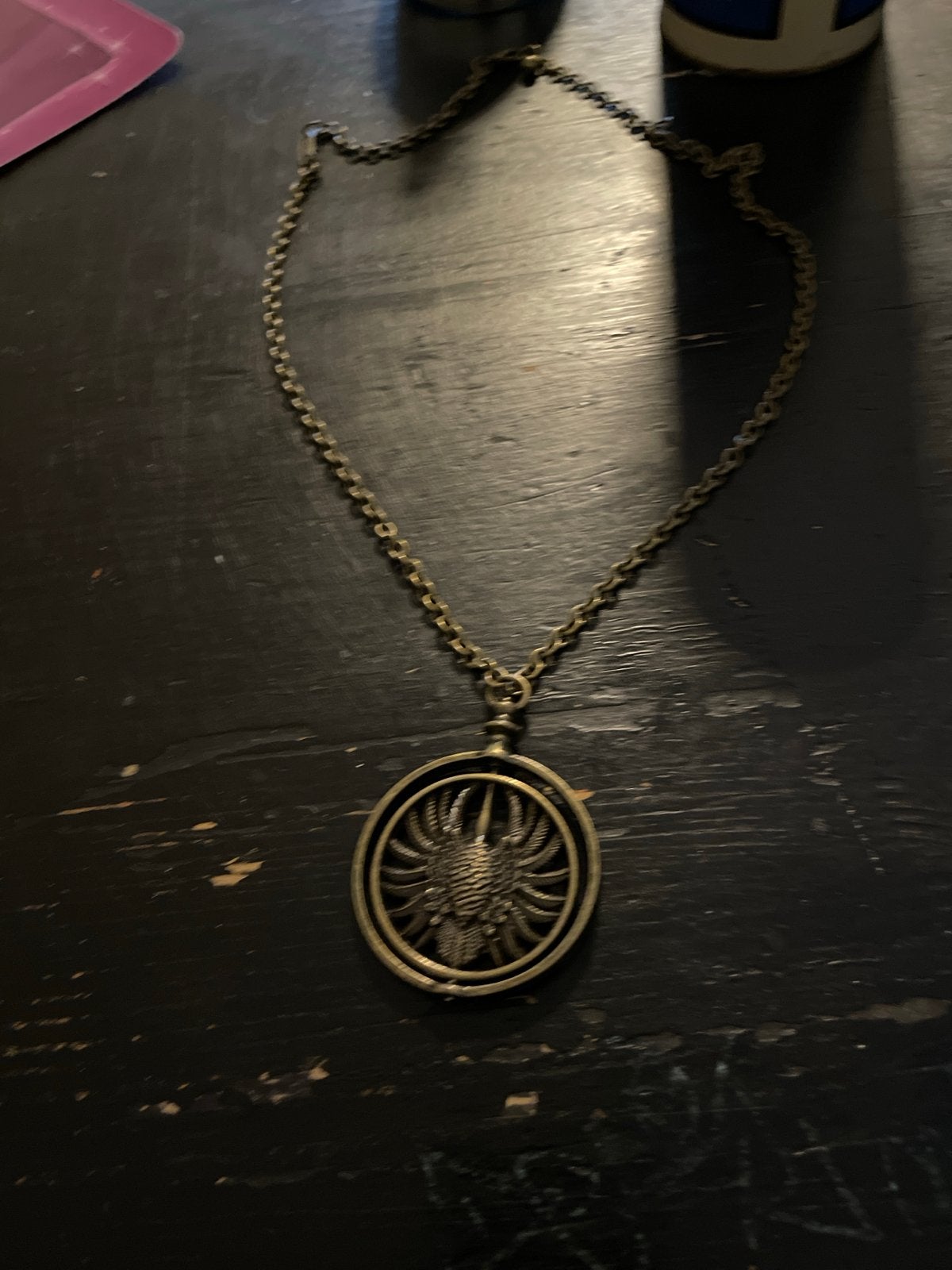 Efteling Raveleijn ketting, Gebruikt, Ophalen of Verzenden, Goud, Overige materialen