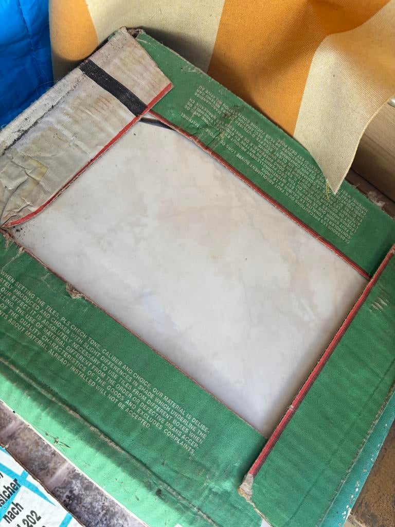 Witte gemêleerd Italiaanse tegels 20x25 cm - 1.50 m², Ophalen, Nieuw, 20 tot 40 cm, Minder dan 5 m²