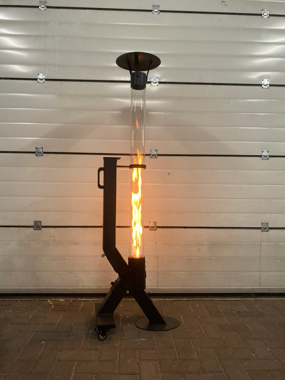 Pallet heater / terras verwarmer, Ophalen of Verzenden, Zo goed als nieuw, Netvoeding, Minder dan 50 watt