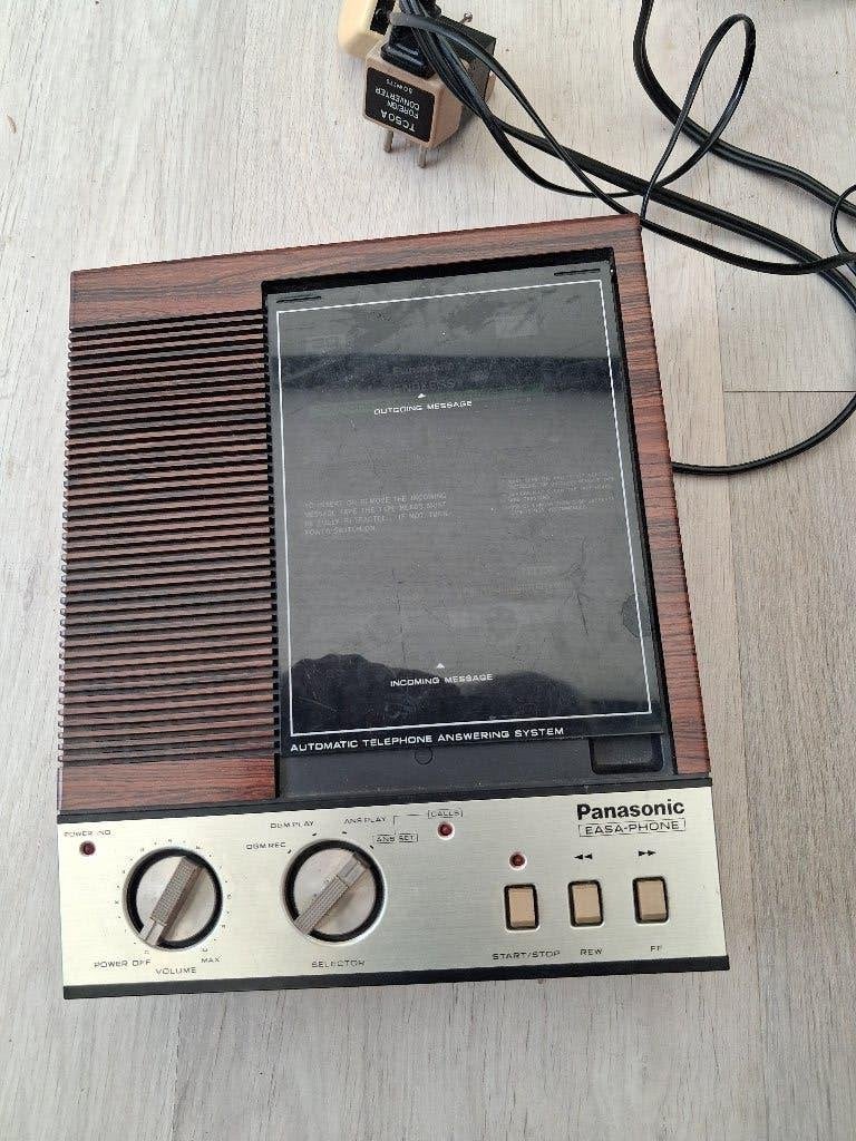 Panasonic vintage antwoordapparaat, Ophalen of Verzenden, Niet werkend