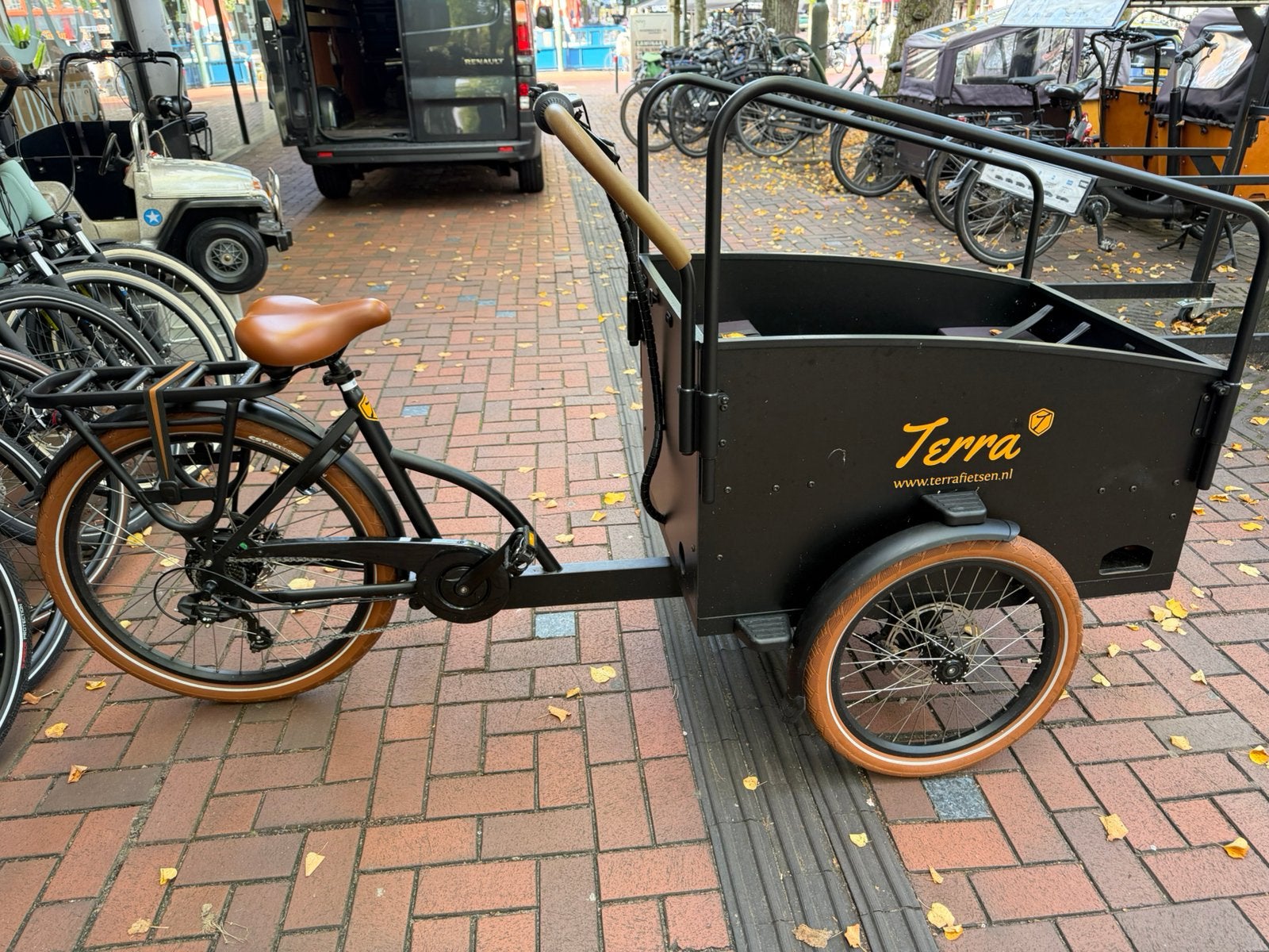 Terra Bremerton bakfiets (nieuw) incl 1 jaar garantie, 4 kinderen of meer, Nieuw, Elektrisch, Schijfrem