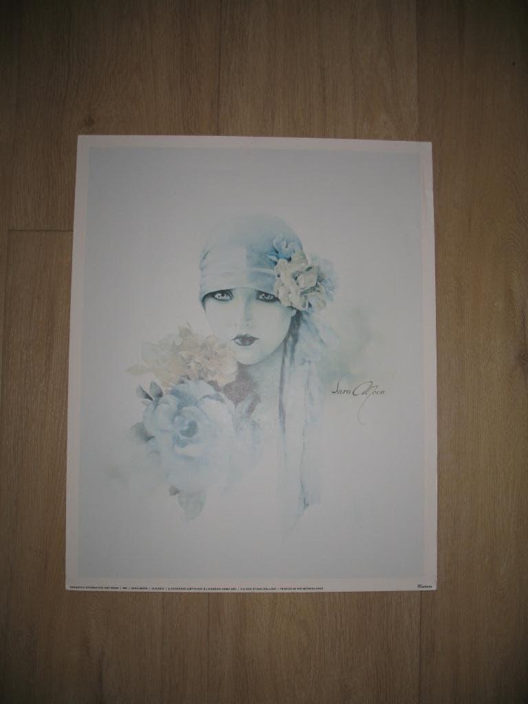 Prent Poster Sara Moon *1981 * Vintage, Antiek en Kunst, Ophalen of Verzenden