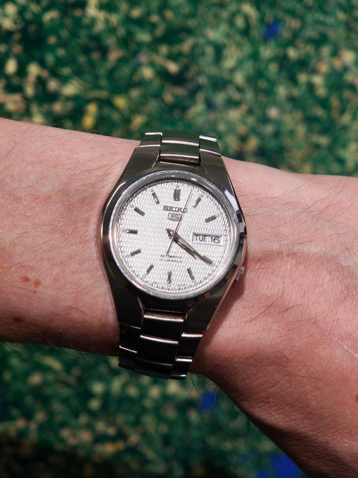 Seiko 5 Automatisch Horloge - Goede Staat, Sieraden, Tassen en Uiterlijk, Horloges | Heren, Gebruikt, Polshorloge, Seiko, Staal