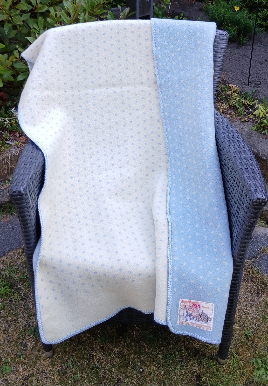 AaBe dekentje zacht blauw, Kinderen en Baby's, Dekens, Slaapzakjes en Inbakerproducten, Ophalen of Verzenden, Blauw, Deken