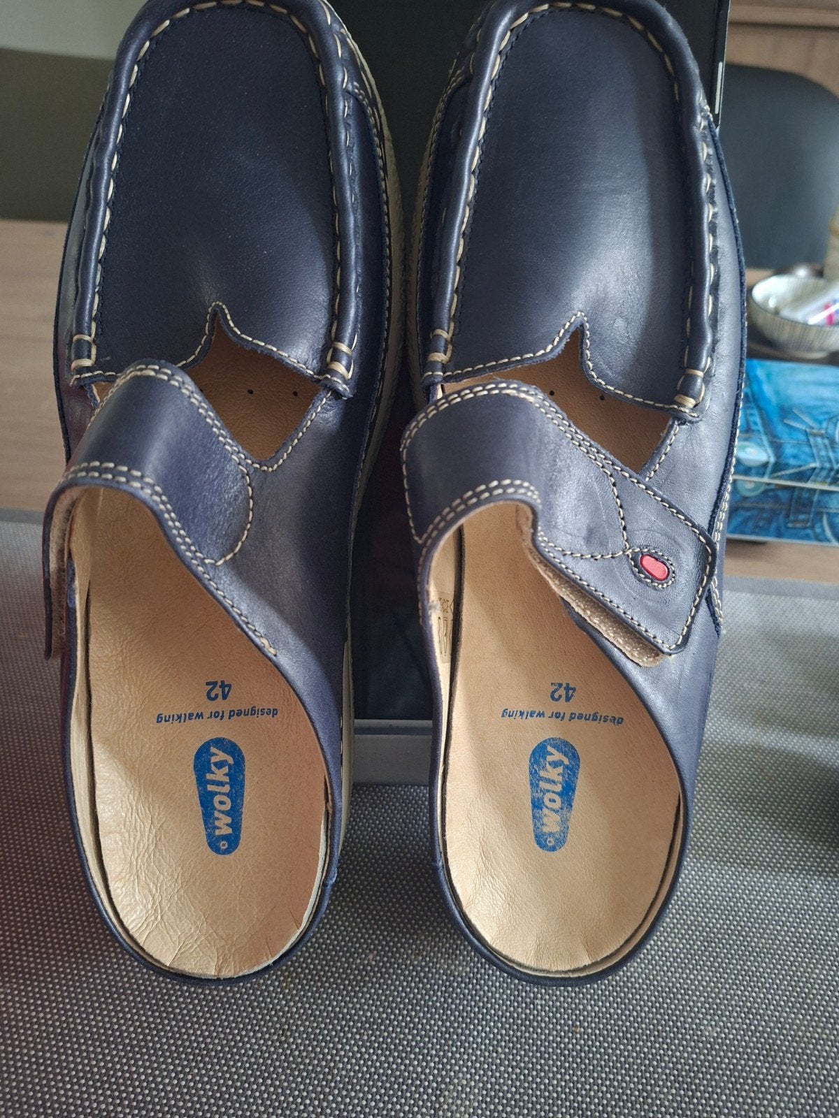 Wolky Sandalen/Muiltjes - Maat 42 - nieuw nooit gedragen, Wolky, Blauw, Nieuw, Sandalen of Muiltjes