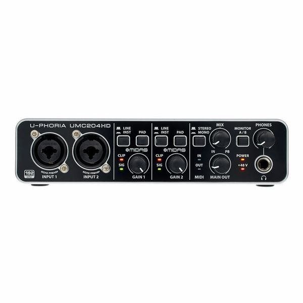 Behringer U-PHORIA UMC204HD audio-interface 192 kHz, Extern, ., Nieuw, Ophalen of Verzenden