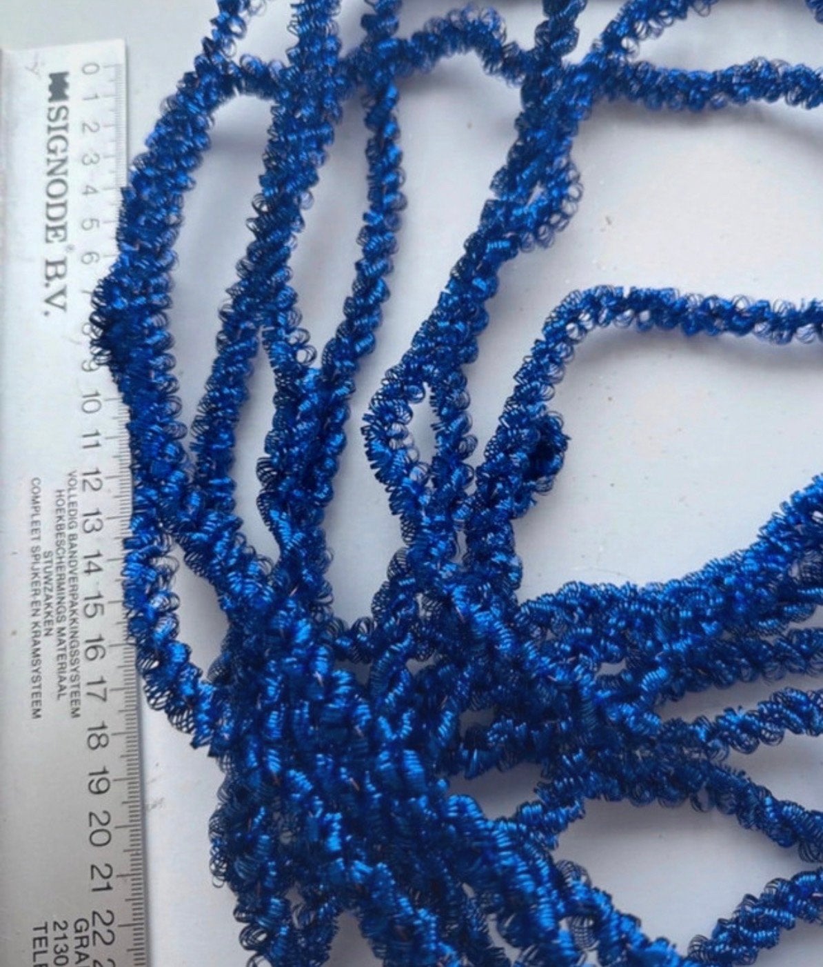 Leuke blauw snoer voor kerstboom, Ophalen of Verzenden, Zo goed als nieuw