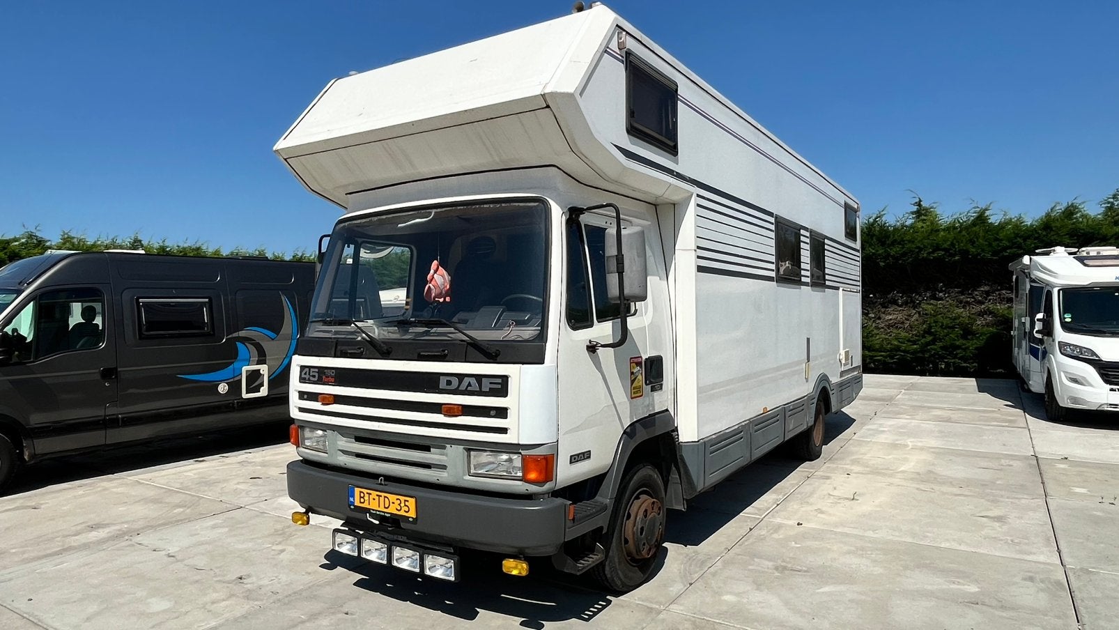 DAF 45 Camper 1993 145 PK turbo 6 cilinder, Koelkast, 7 tot 8 meter, Gaslek-detector, Particulier