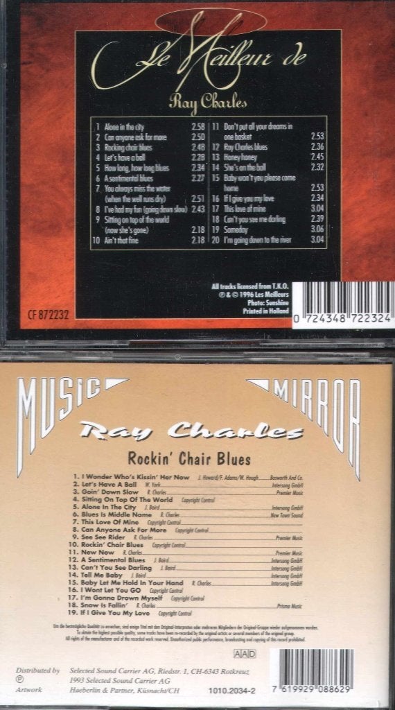 Ray Charles CD 's DVD 's, Ophalen of Verzenden, Zo goed als nieuw, Soul
