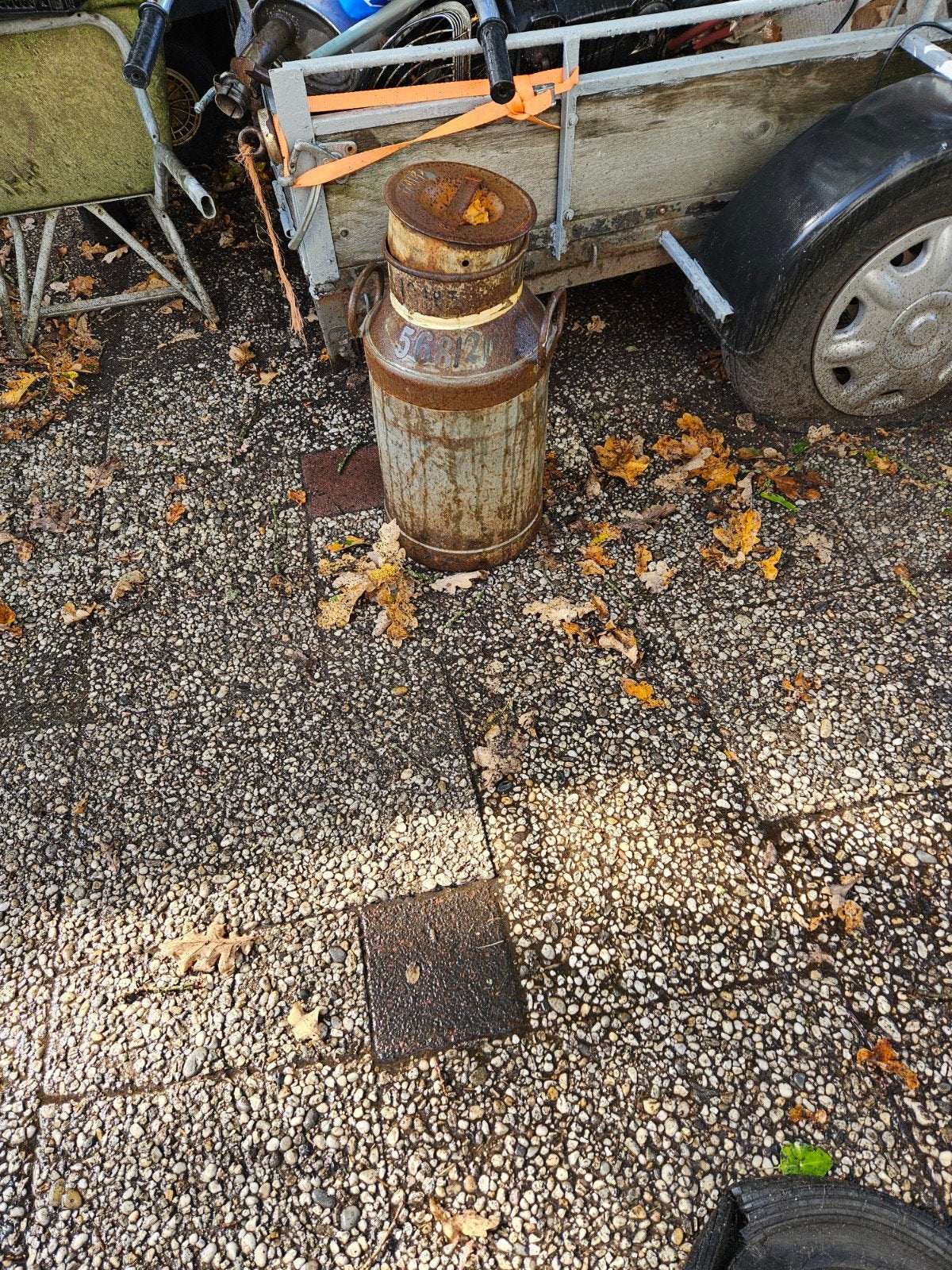 Mooie gebruikte melkbus, Tuin en Terras, Ophalen, Gebruikt