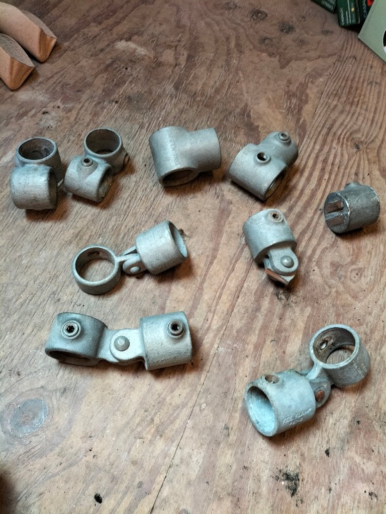 steiger koppelingen 8x, Ophalen of Verzenden, Zo goed als nieuw, Overige typen, Minder dan 2 meter