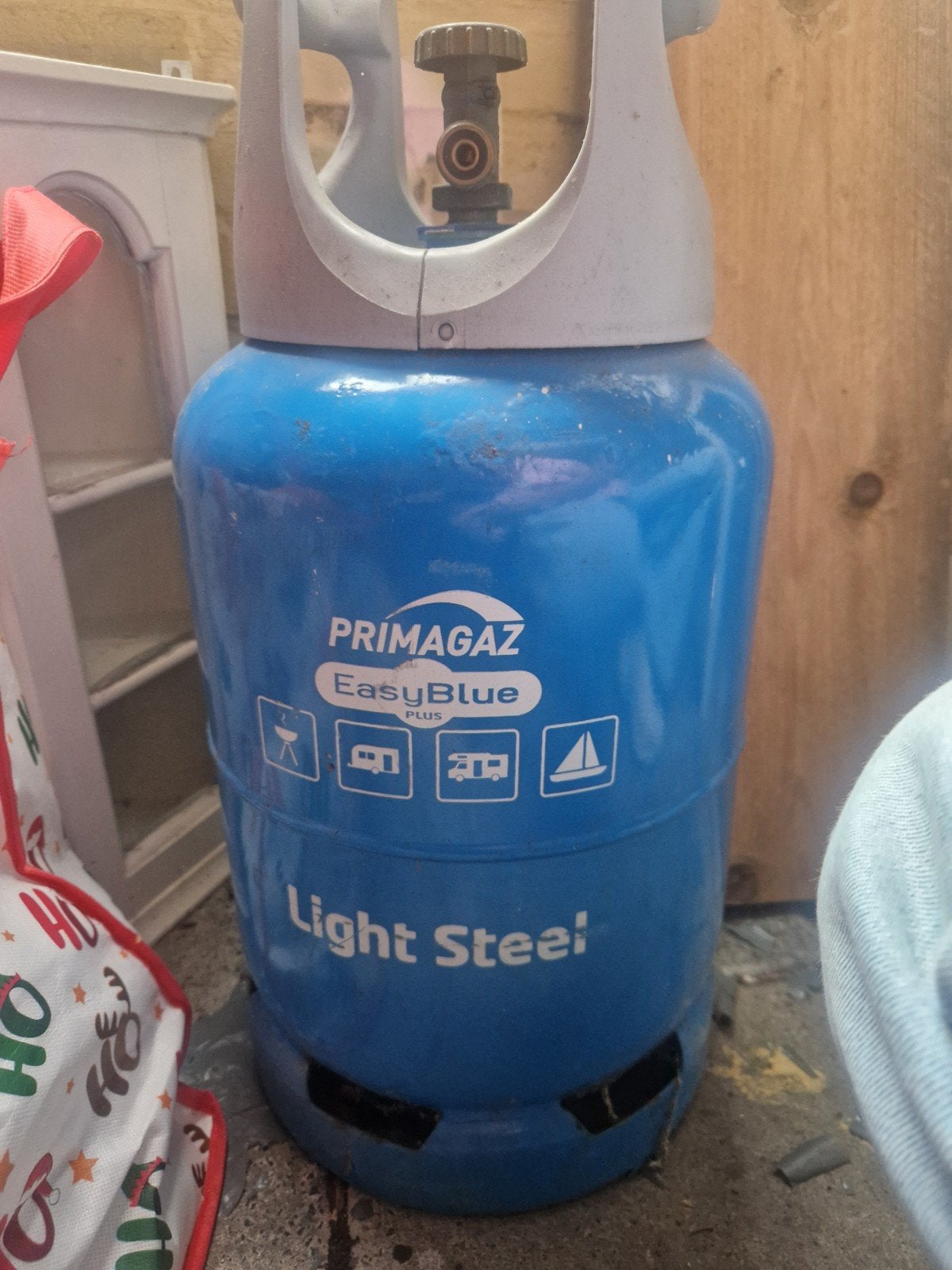 Primagaz EasyBlue Plus gasfles (leeg), Ophalen of Verzenden, Gebruikt, Primagaz