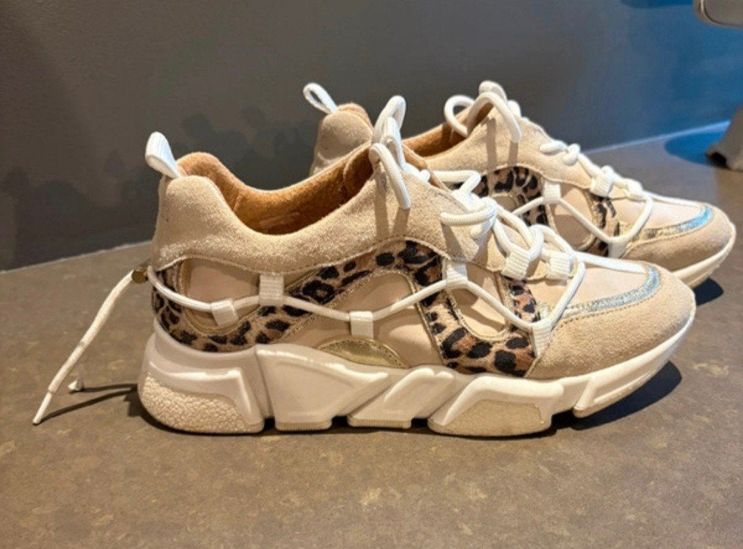 DWRS SNEAKERS mt 39 leopard zgan, Kleding | Dames, Schoenen, DWRS, Overige kleuren, Ophalen of Verzenden, Sneakers of Gympen