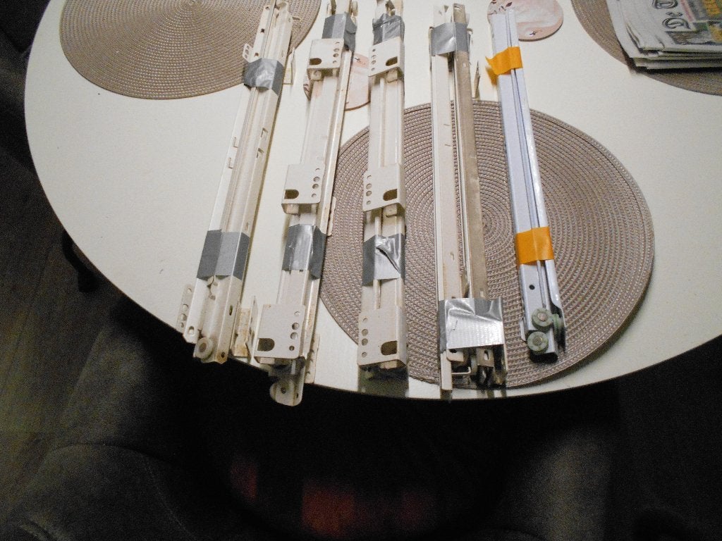 Ladegeleiders voor meubels - diverse maten, Ophalen, Gebruikt, 250 mm of meer, Overige typen
