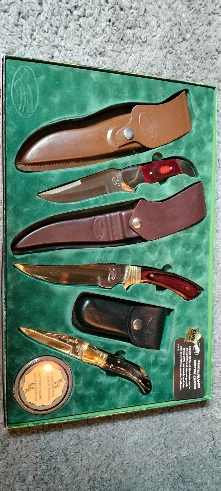 vintage set zakmessen, Ophalen of Verzenden