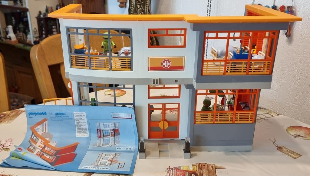 Playmobil 6657 kinderziekenhuis., Ophalen of Verzenden, Zo goed als nieuw, Complete set