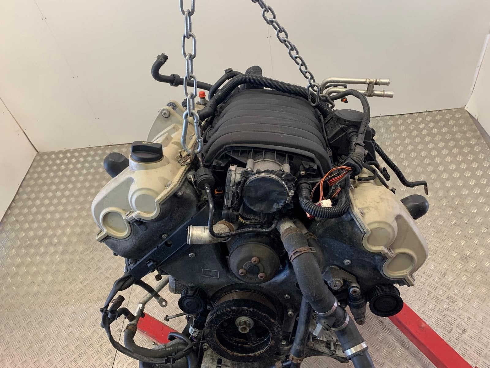 PORSCHE CAYENNE S 958 92A M4802 PANAMERA 970 M4802 MOTOR, Ophalen of Verzenden, Gebruikt, Porsche