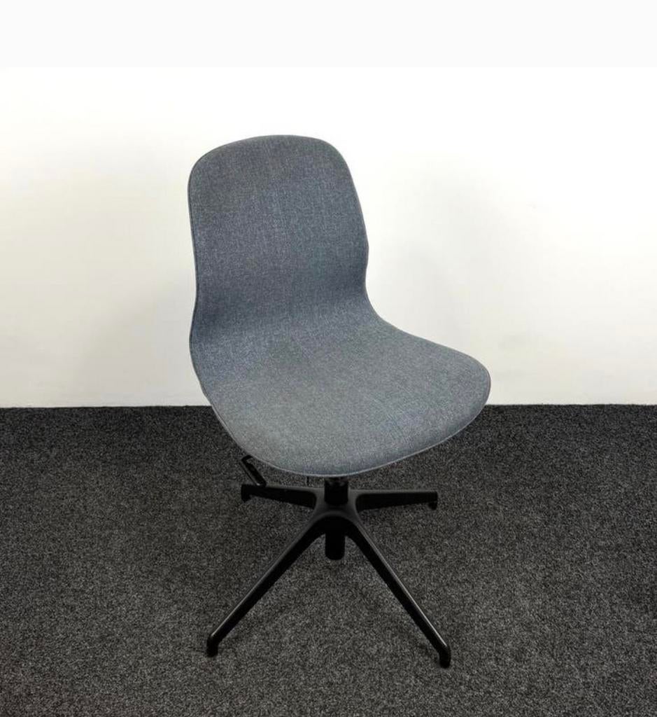 2x bureaustoel ikea (is model zonder wielen), Huis en Inrichting, Stoelen, Twee, Blauw, Ophalen of Verzenden, Zo goed als nieuw