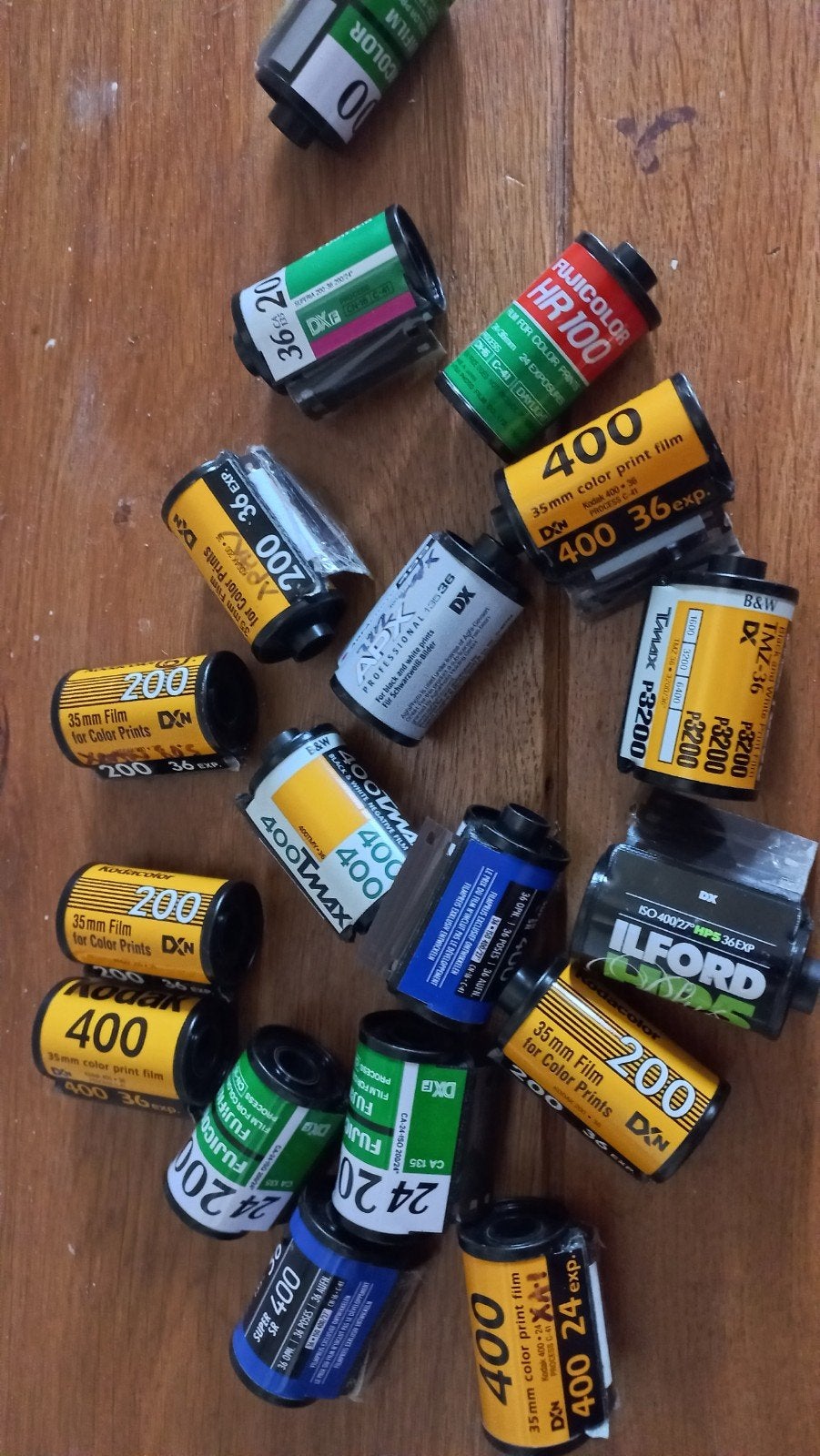 18x 35mm filmrolletjes voor bulkladen - diverse ISO, Ophalen of Verzenden, 35mm film
