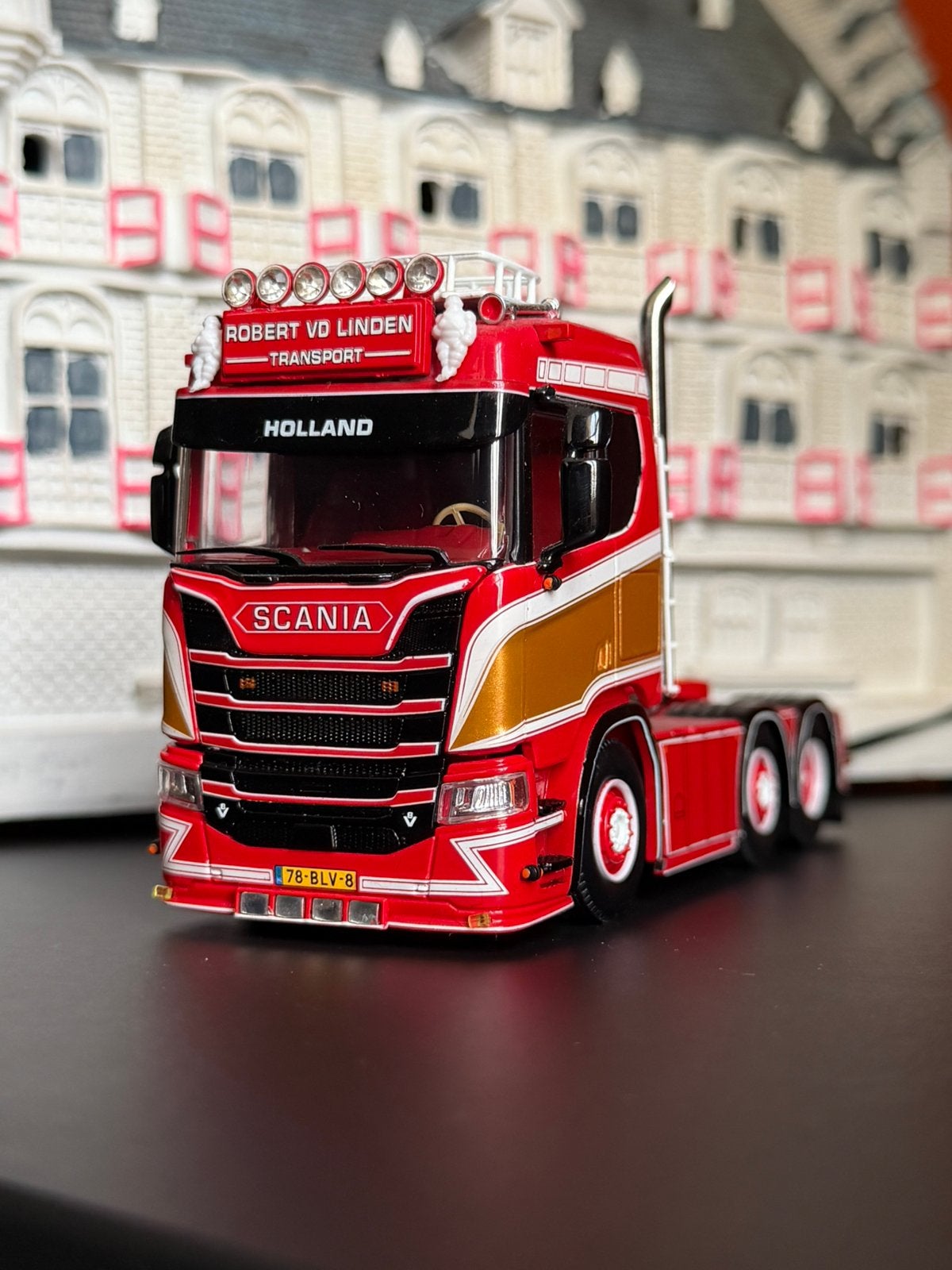 Tekno trekker scania Robert vd Linden, Ophalen of Verzenden, Nieuw, Bus of Vrachtwagen, Tekno