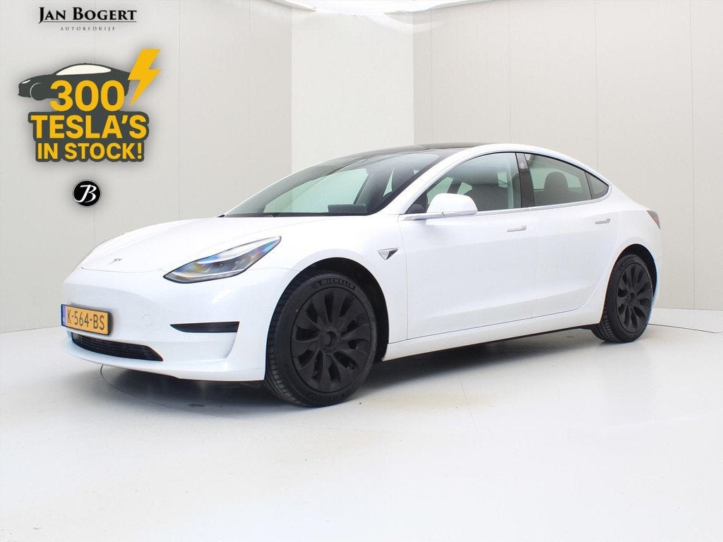 Tesla Model 3 Standard RWD Plus 99% SoH [ LFP ACCU+AUTOPILOT, Auto's, Tesla, Automaat, Achterwielaandrijving, Zwart, Wit
