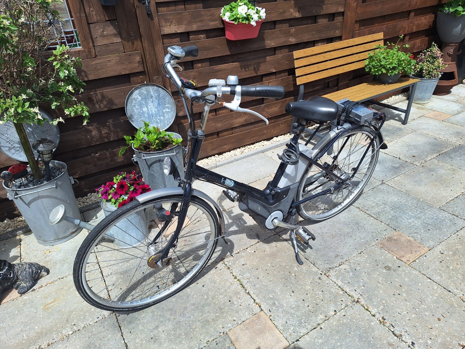 Batavus electrische fiets, Fietsen en Brommers, Fietsen | Dames | Moederfietsen, Ophalen, 0 zitjes, Gebruikt, Batavus