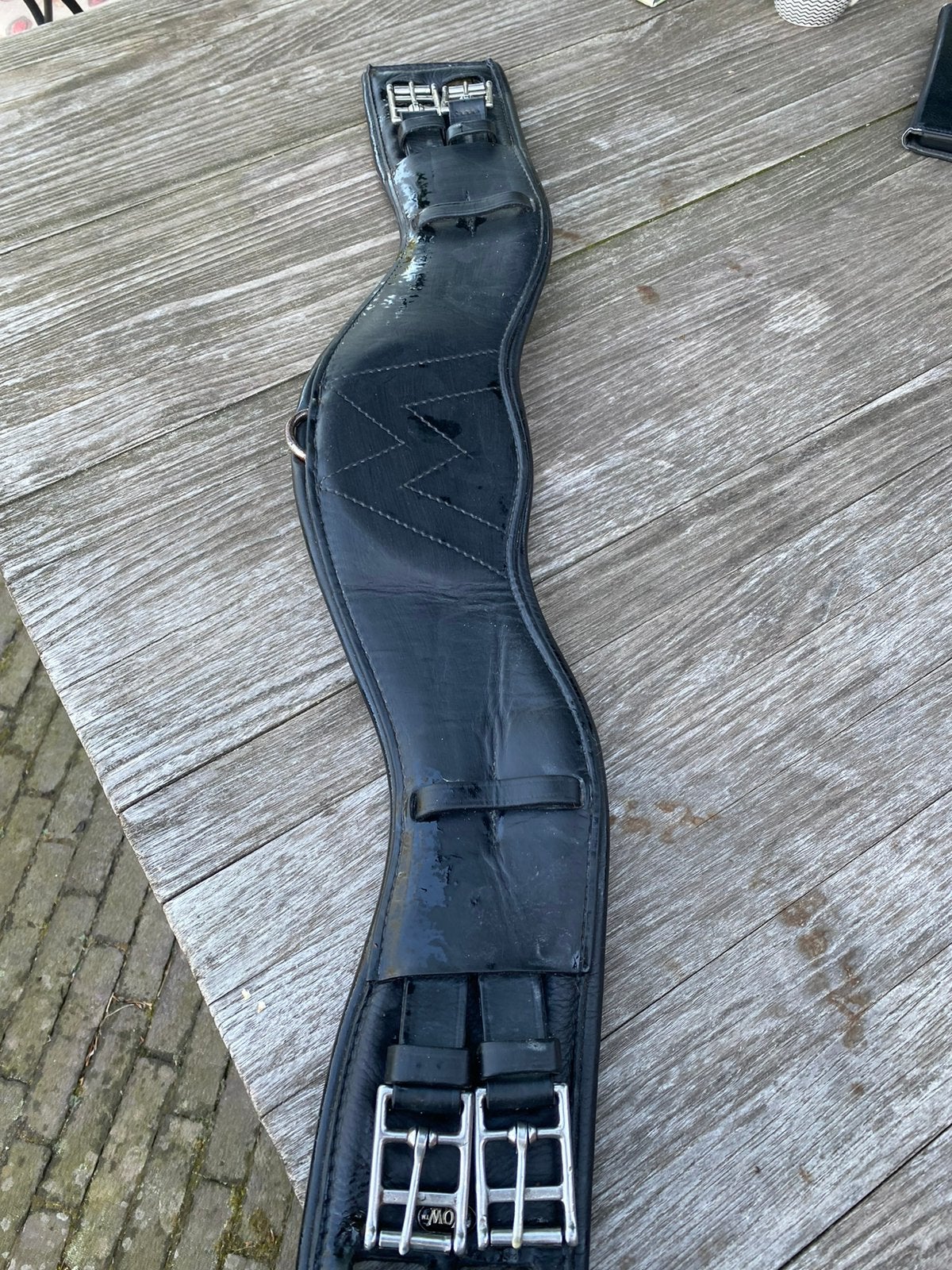 Anatomische singel van WOW 70cm, Dieren en Toebehoren, Paarden en Pony's | Hoofdstellen en Tuigage, Ophalen of Verzenden, Gebruikt
