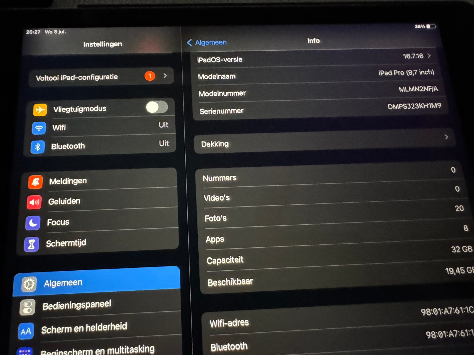 Apple ipad pro 32gb 9.7 inch, Computers en Software, Apple iPads, 10 inch, Gebruikt, 32 GB, Apple iPad