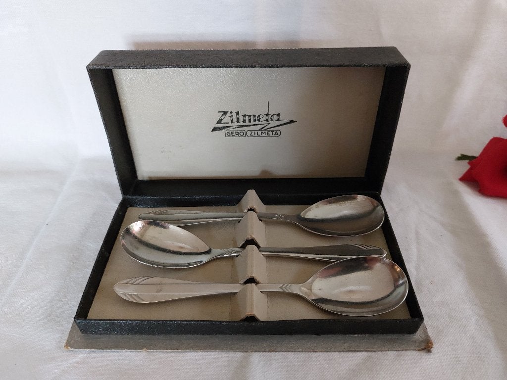 Gero Zilmeta 581 3 jamlepels in originele doos, Verzenden