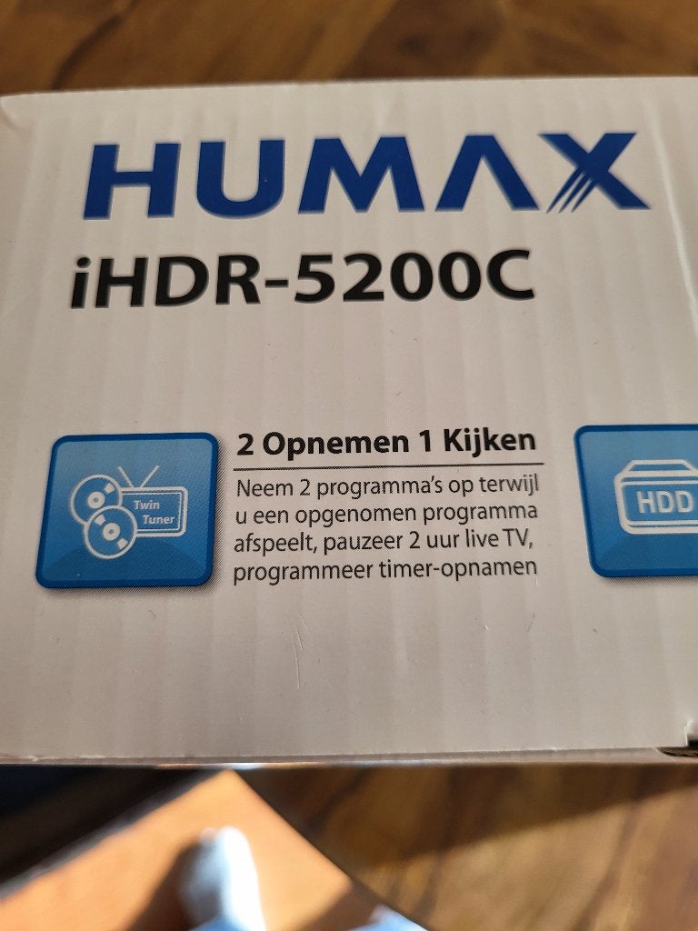 Humax iHDR-5200c, Audio, Tv en Foto, Ophalen, Nieuw, Harddiskrecorder