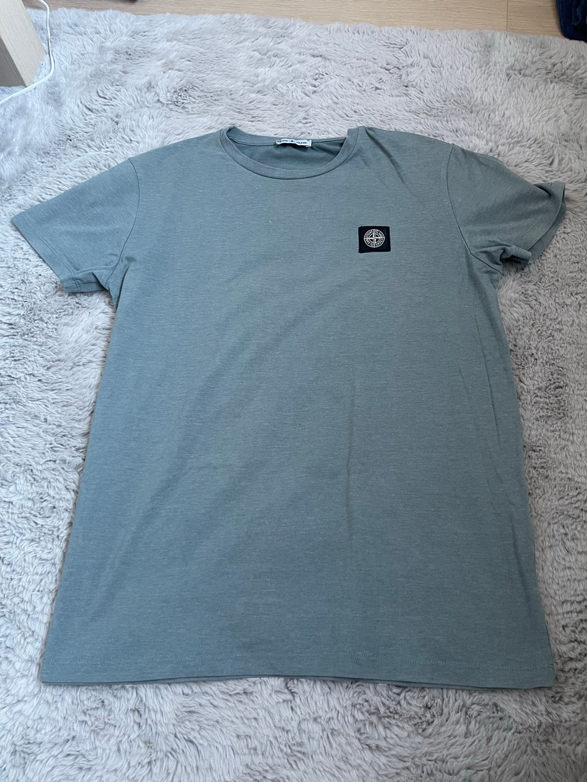 2 Stone Island T-shirts - Maat M/L, Ophalen of Verzenden, Gedragen, Maat 48/50 (M), Groen
