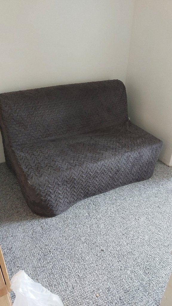 Praktische Ikea slaapbank (LYCKSELE 142cm), Huis en Inrichting, Slaapkamer | Slaapbanken, Ophalen, Gebruikt, 140 cm, Twijfelaar