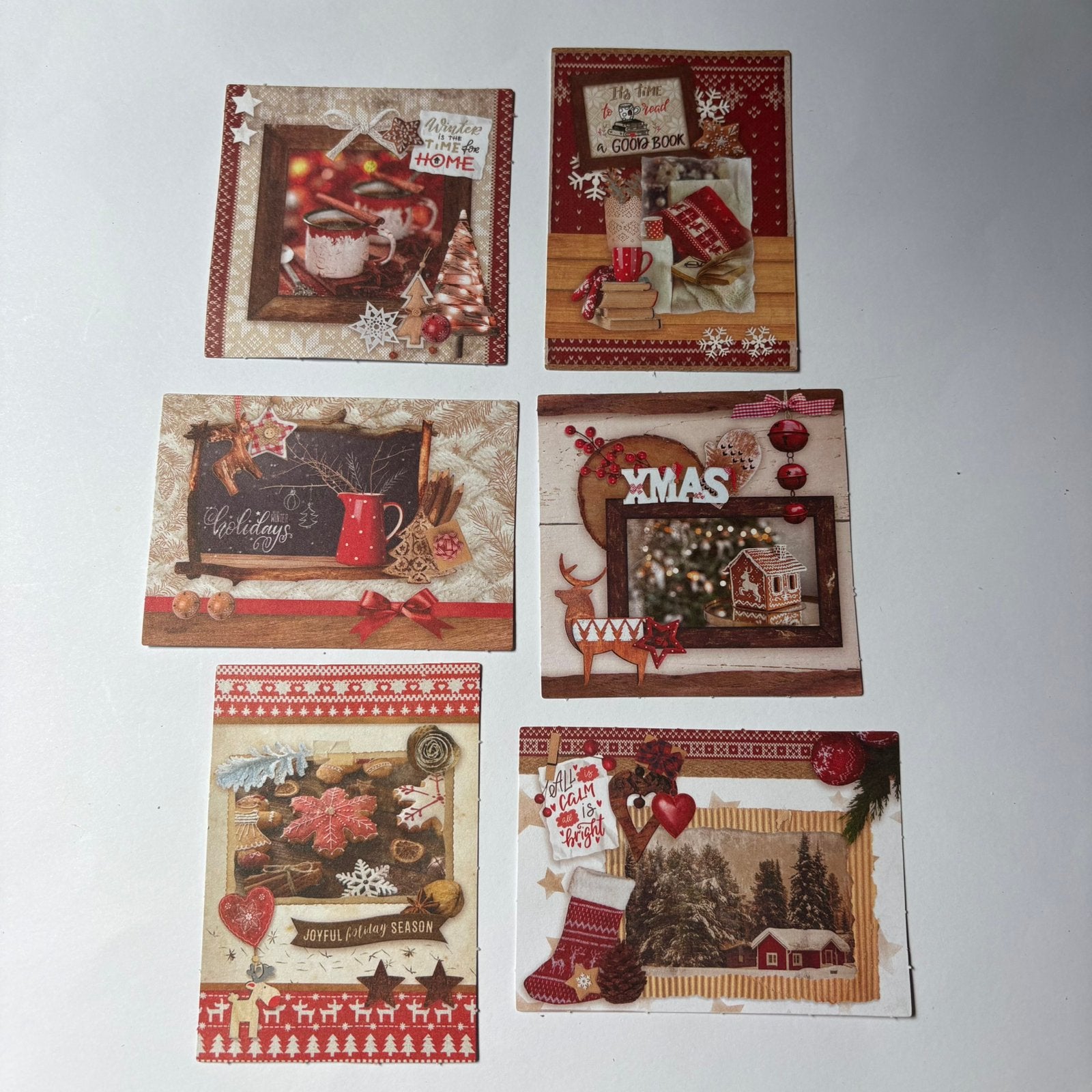 Losse plaatjes studio light scandinavian winter season, Ophalen of Verzenden, Zo goed als nieuw, Papier of Karton