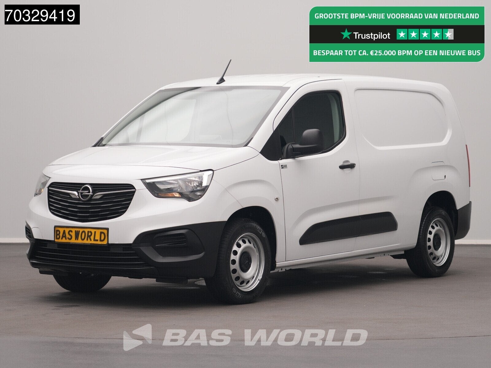 Opel Combo 102pk L2H1 Airco Cruise Parkeersensoren Euro6 L2, Stof, Gebruikt, Euro 6, 4 cilinders