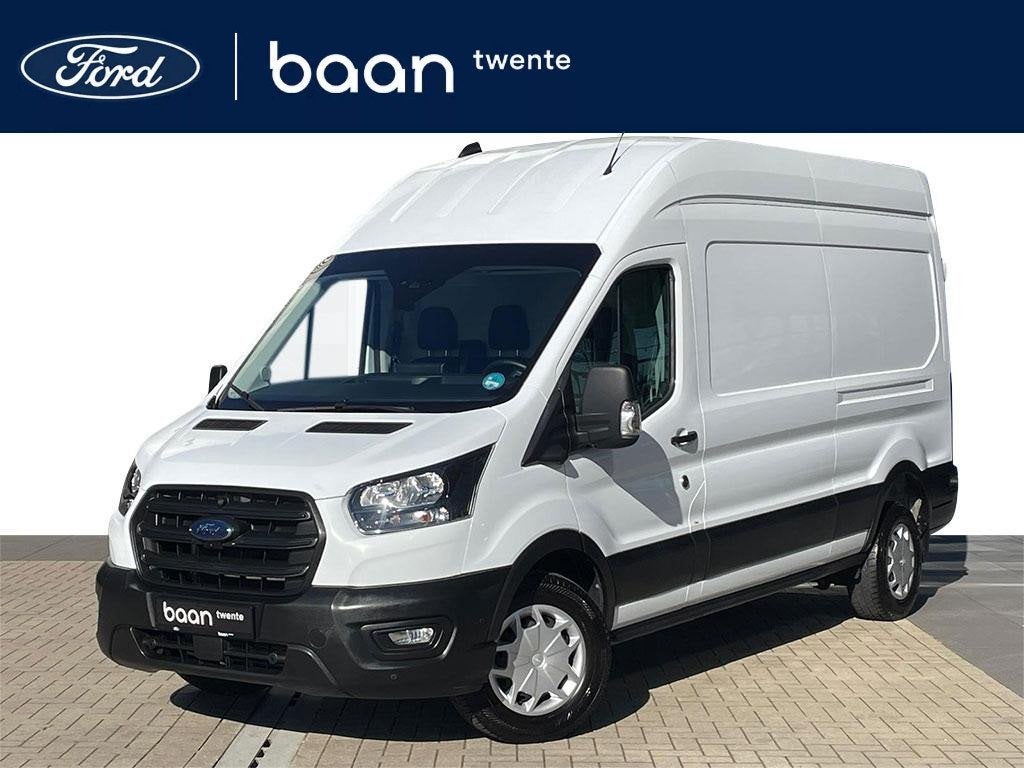 Ford Transit 350 2.0 TDCI 130 PK L3H3 Trend | Fabr. garantie, Voorwielaandrijving, Stof, Zwart, 4 cilinders