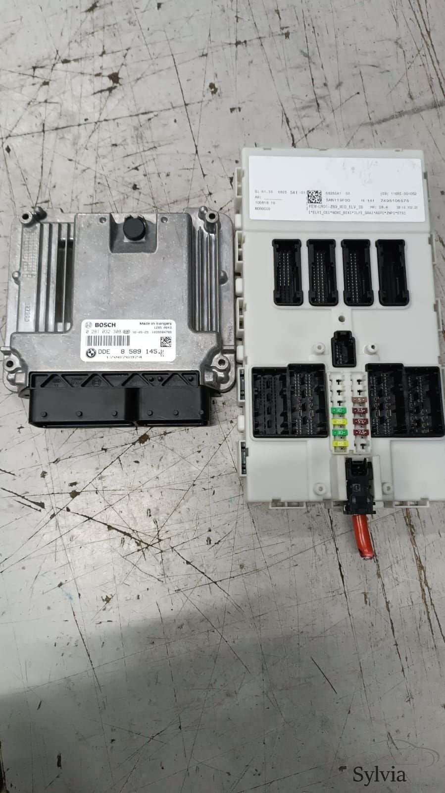 DDE motorcumputer B37D15A BMW 1 serie F20 F21  8589145 Bosch, Gebruikt, -, -, Ophalen of Verzenden