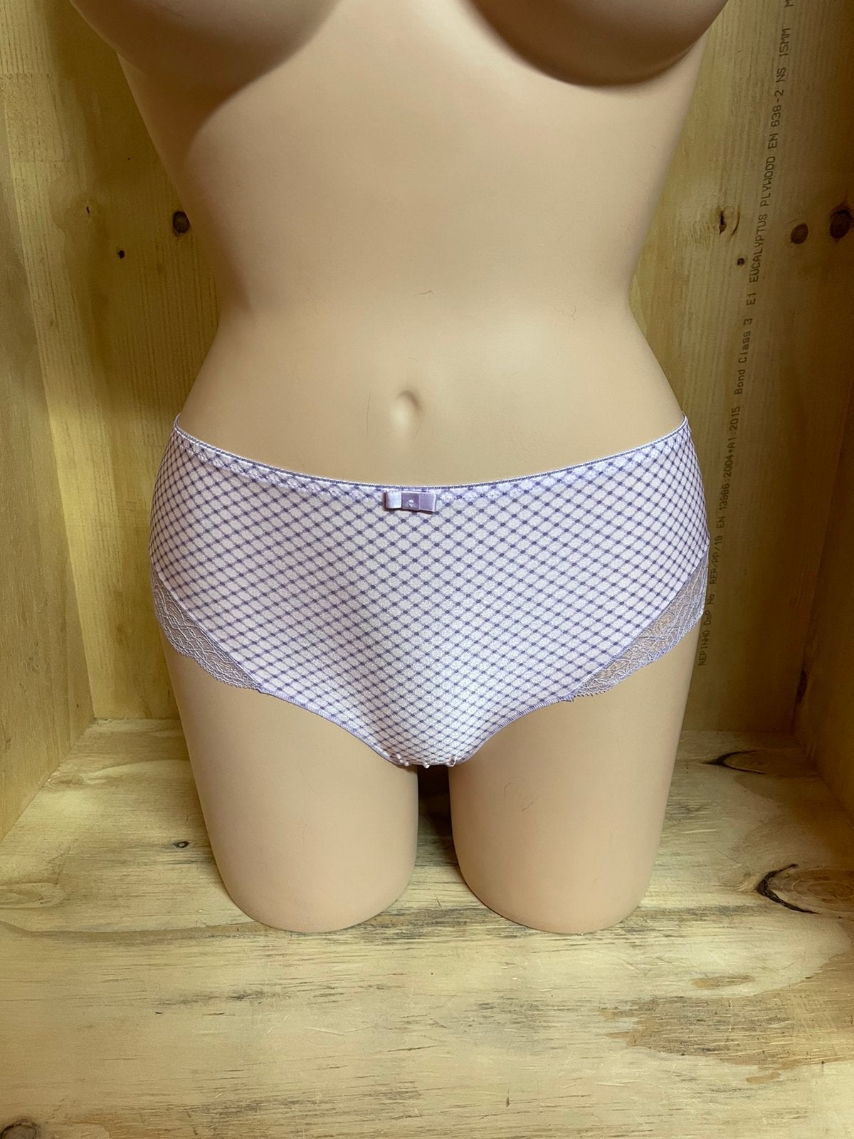 Dacapo panty maat 40 - 42 - 44 model romanza, Verzenden, Paars, Broekje of Short