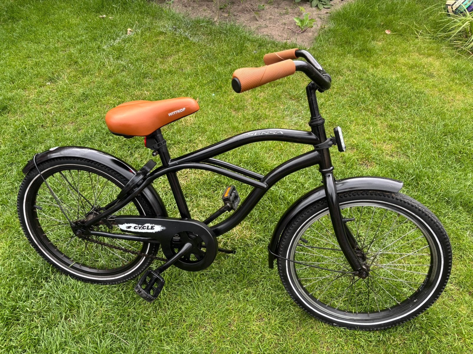 20 inch 2 cycle jongens fiets zwart, Fietsen en Brommers, Ophalen of Verzenden, Gebruikt, Terugtraprem, 20 inch