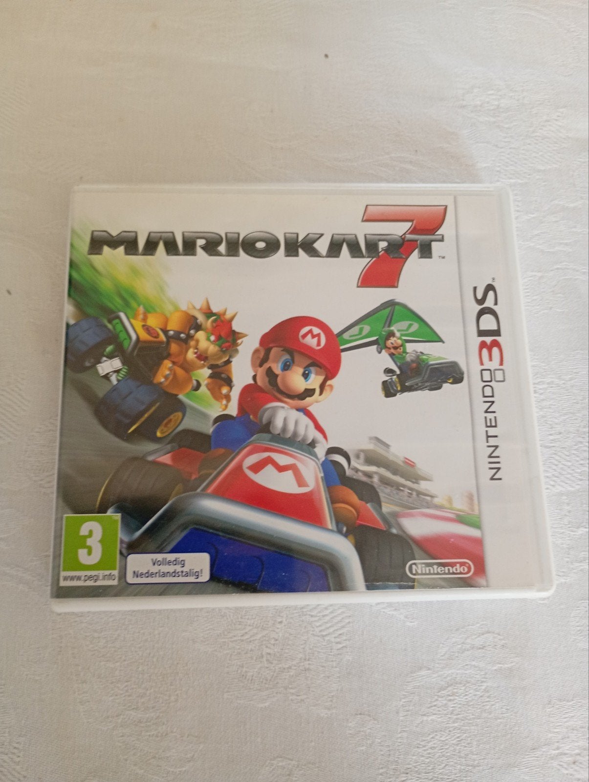 Mario Kart 7 Nintendo 3DS Opbergcase met Boekjes (GEEN SPEL), 1 speler, Racen en Vliegen, Ophalen of Verzenden, Zo goed als nieuw