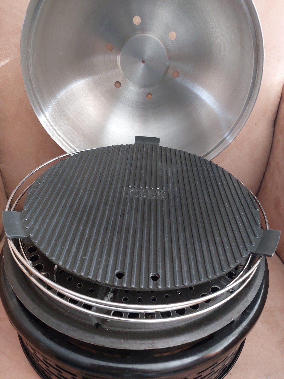 Cobb BBQ met Accessoires, Ophalen of Verzenden, Gebruikt, COBB, Met accessoires