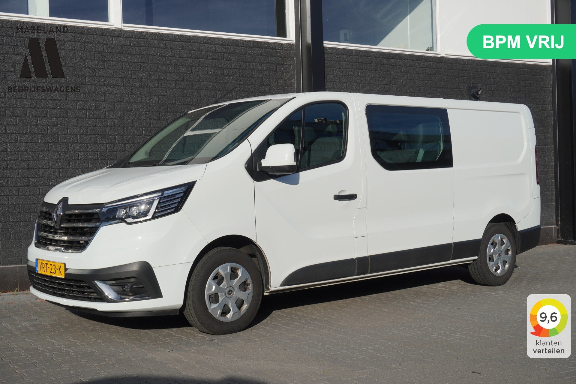 Renault Trafic 2.0 dCi L2 Dubbele Cabine EURO 6 - Airco - Cr, Voorwielaandrijving, Stof, Gebruikt, 4 cilinders
