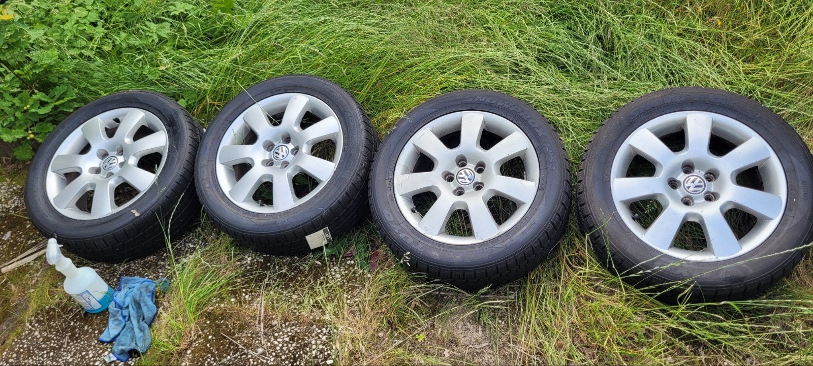16 inch 5 x 100 orginele volkswagen velgen, Auto-onderdelen, Banden en Velgen, Ophalen, Velg(en), 16 inch, 205 mm