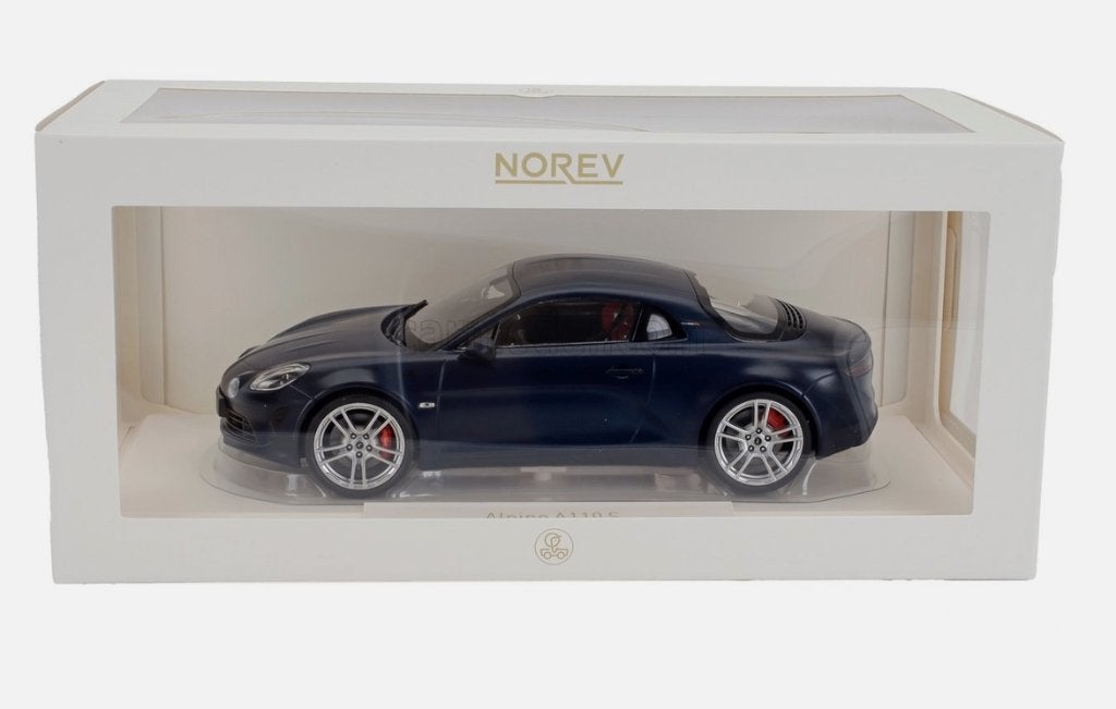 Alpine A110 S 2025 Mat Storm Blauw 1/18 NOREV ref: 185444, Verzenden, Nieuw, Auto, Norev