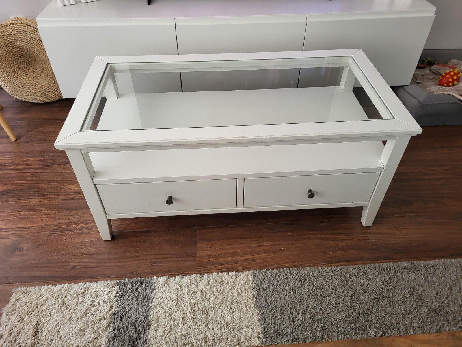 Salontafel wit van ikea, Gebruikt, 100 tot 150 cm, Ophalen of Verzenden, Minder dan 50 cm