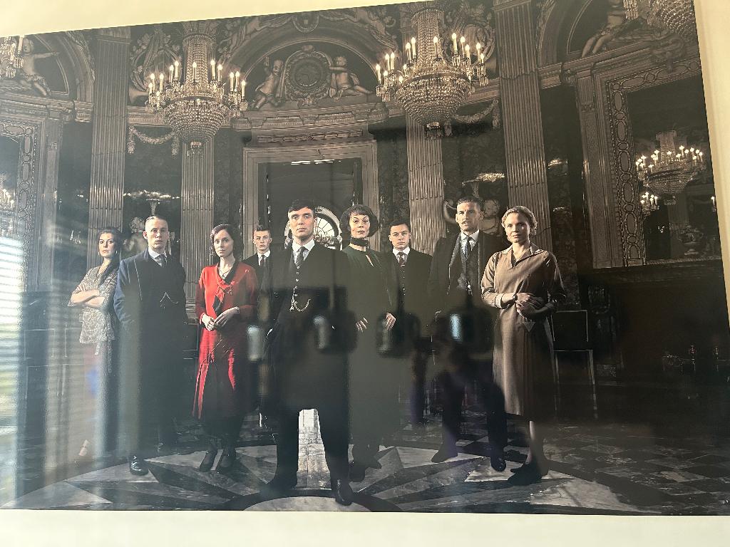 Peaky blinders plexiglas schilderij 180x120, Ophalen, 125 cm of meer, Zo goed als nieuw, Schilderij