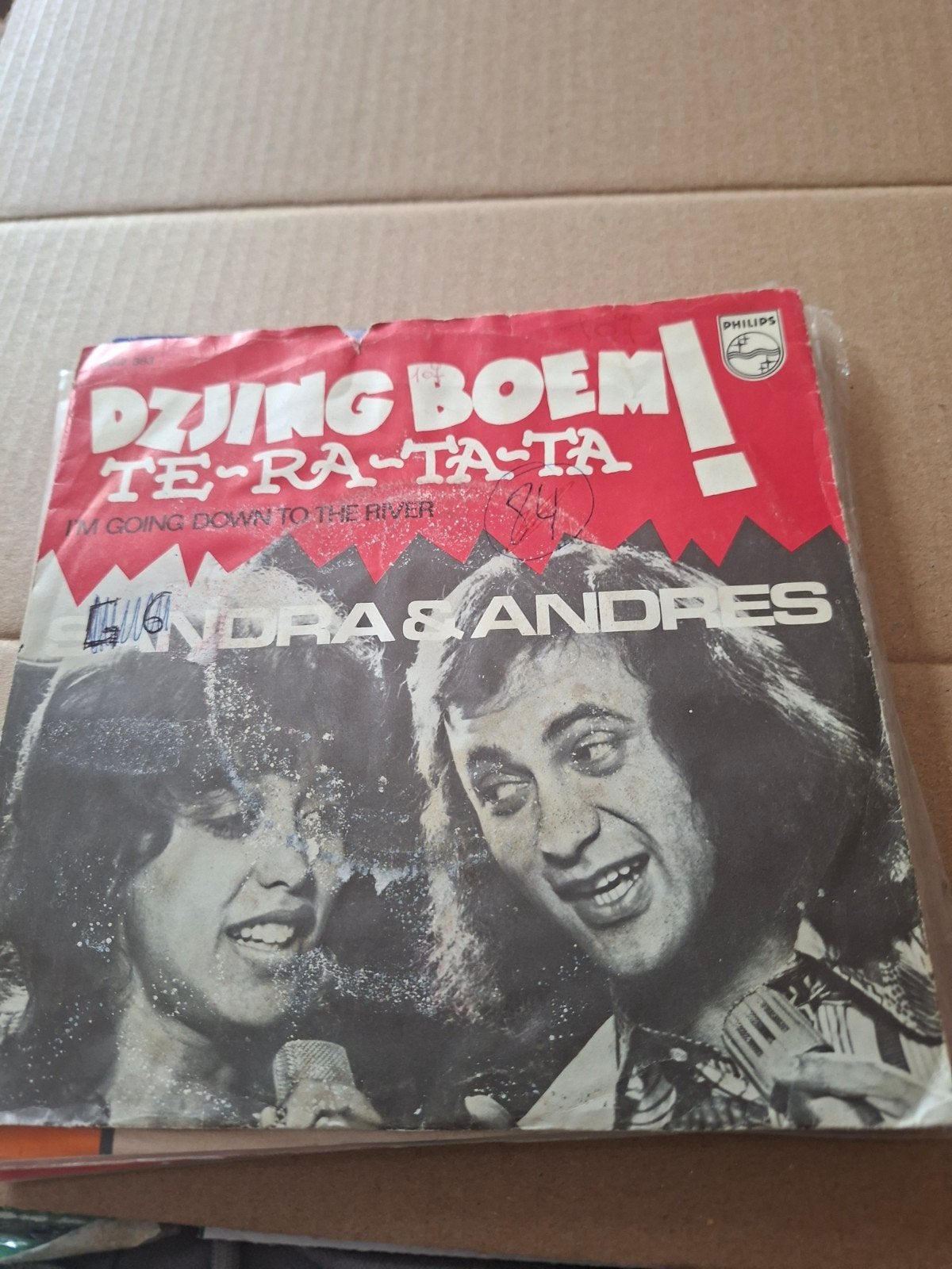 Sandra en andres  Dzjing boem, Cd's en Dvd's, Vinyl | Nederlandstalig, Ophalen of Verzenden, Zo goed als nieuw, Overige formaten