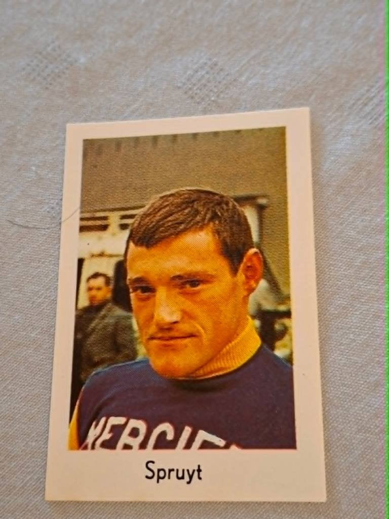 Foto (Repro) Joseph Spruyt / Mercier-BP-Hutchinson, Verzenden, Zo goed als nieuw, Overige sporten, Poster, Plaatje of Sticker