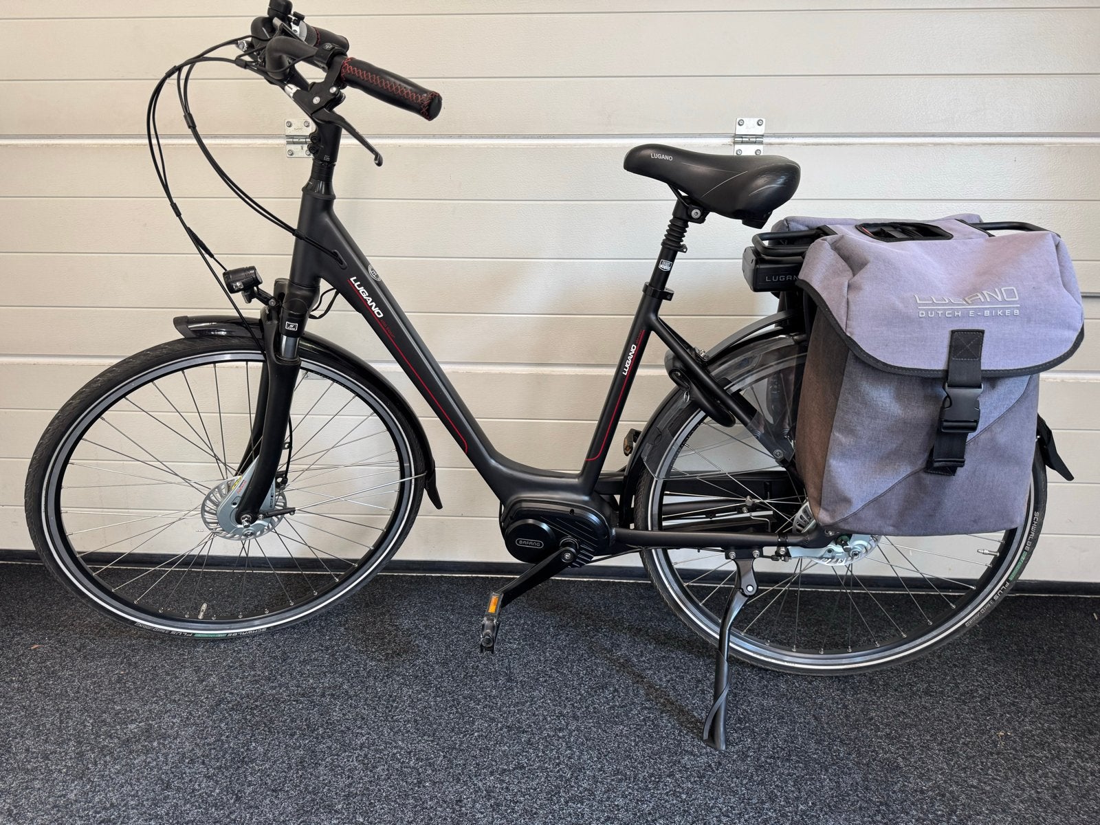 Lugano Elo Tour E-bike met Bafang middenmotor, Gebruikt, 51 tot 55 cm, 30 tot 50 km per accu, Ophalen