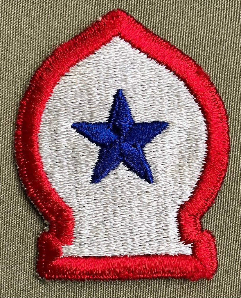 US WW2 Shoulder Patch - US Army North Africa 1943, Ophalen of Verzenden, Landmacht, Amerika, Embleem of Badge